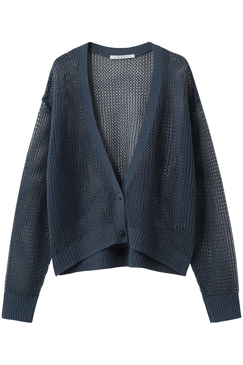 【ミディウミソリッド/MIDIUMISOLID】のmesh short C/D カーディガン インテリア・キッズ・メンズ・レディースファッション・服の通販 founy(ファウニー) 　ファッション　Fashion　レディースファッション　Fashion for Women　トップス・カットソー　Cut & Sew Tops　ニット　Knit Tops & Sweaters　カーディガン・羽織り　Layered Style Cardigans　おすすめ　Recommended / Our Picks　インナー　Innerwear　カーディガン　Cardigan, Knitwear　トレンド　Trend, Trending Now　夏　Summer　navy|ID: prp329100004872669 ipo3291000000036343121