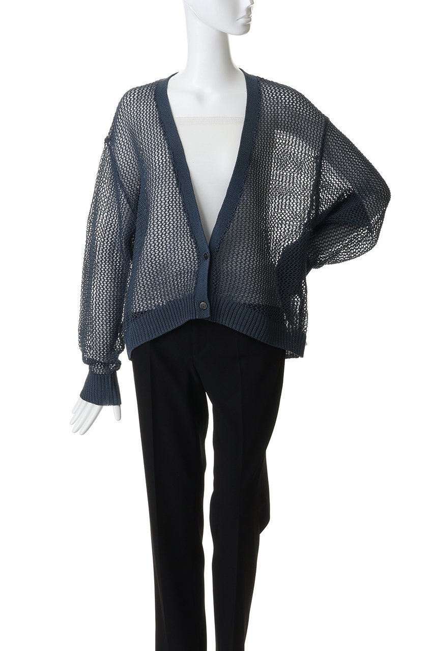 【ミディウミソリッド/MIDIUMISOLID】のmesh short C/D カーディガン 大人の最旬トレンドファッション＆コーディネート founy(ファウニー) 　ファッション　Fashion　レディースファッション　Fashion for Women　トップス・カットソー　Cut & Sew Tops　ニット　Knit Tops & Sweaters　カーディガン・羽織り　Layered Style Cardigans　おすすめ　Recommended / Our Picks　インナー　Innerwear　カーディガン　Cardigan, Knitwear　トレンド　Trend, Trending Now　夏　Summer　other-2|ID: prp329100004872669 ipo3291000000036343122