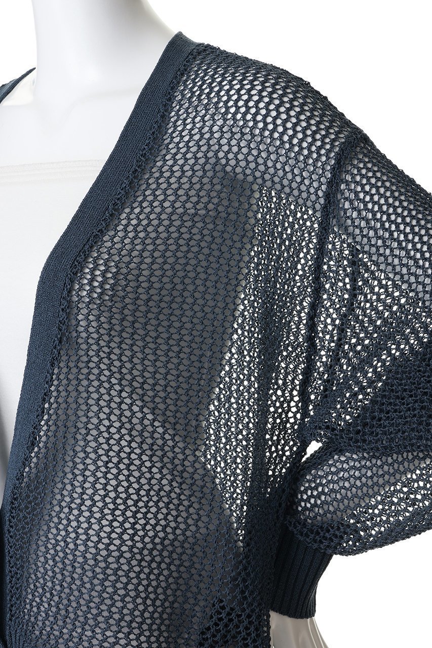 【ミディウミソリッド/MIDIUMISOLID】のmesh short C/D カーディガン 大人の最旬トレンドファッション＆コーディネート founy(ファウニー) 　ファッション　Fashion　レディースファッション　Fashion for Women　トップス・カットソー　Cut & Sew Tops　ニット　Knit Tops & Sweaters　カーディガン・羽織り　Layered Style Cardigans　おすすめ　Recommended / Our Picks　インナー　Innerwear　カーディガン　Cardigan, Knitwear　トレンド　Trend, Trending Now　夏　Summer　other-5|ID: prp329100004872669 ipo3291000000036343125