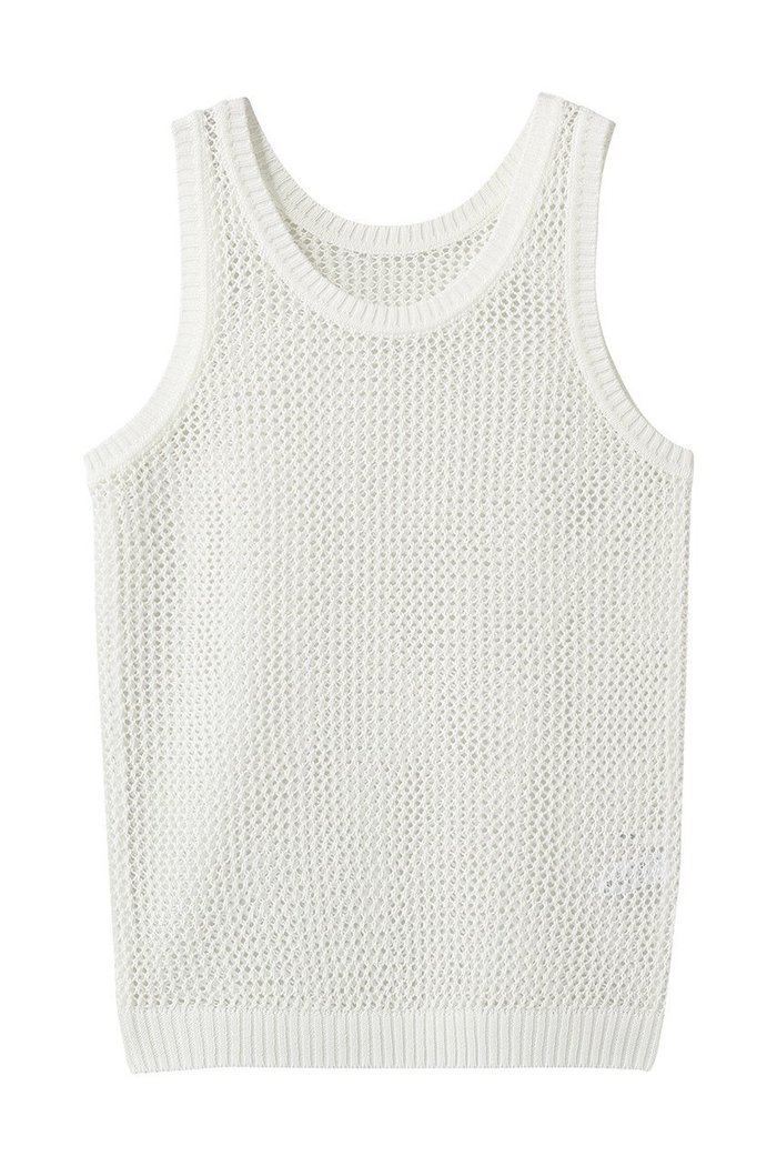 【ミディウミソリッド/MIDIUMISOLID】のmesh tank P/O プルオーバー インテリア・キッズ・メンズ・レディースファッション・服の通販 founy(ファニー) https://founy.com/ ファッション Fashion レディースファッション Fashion for Women トップス・カットソー Cut & Sew Tops ニット Knit Tops & Sweaters カジュアルプルオーバー・ニットトップス Pullovers & Knit Tops / Casual Pullovers カットソー Cut and Sewn Top スポーティ Sporty, Casual Athletic タンク Tank Top, Sleeveless Top トレンド Trend, Trending Now ベスト Vest, Waistcoat メッシュ Mesh, Net Fabric 夏 Summer 春 Spring |ID: prp329100004872670 ipo3291000000036892810