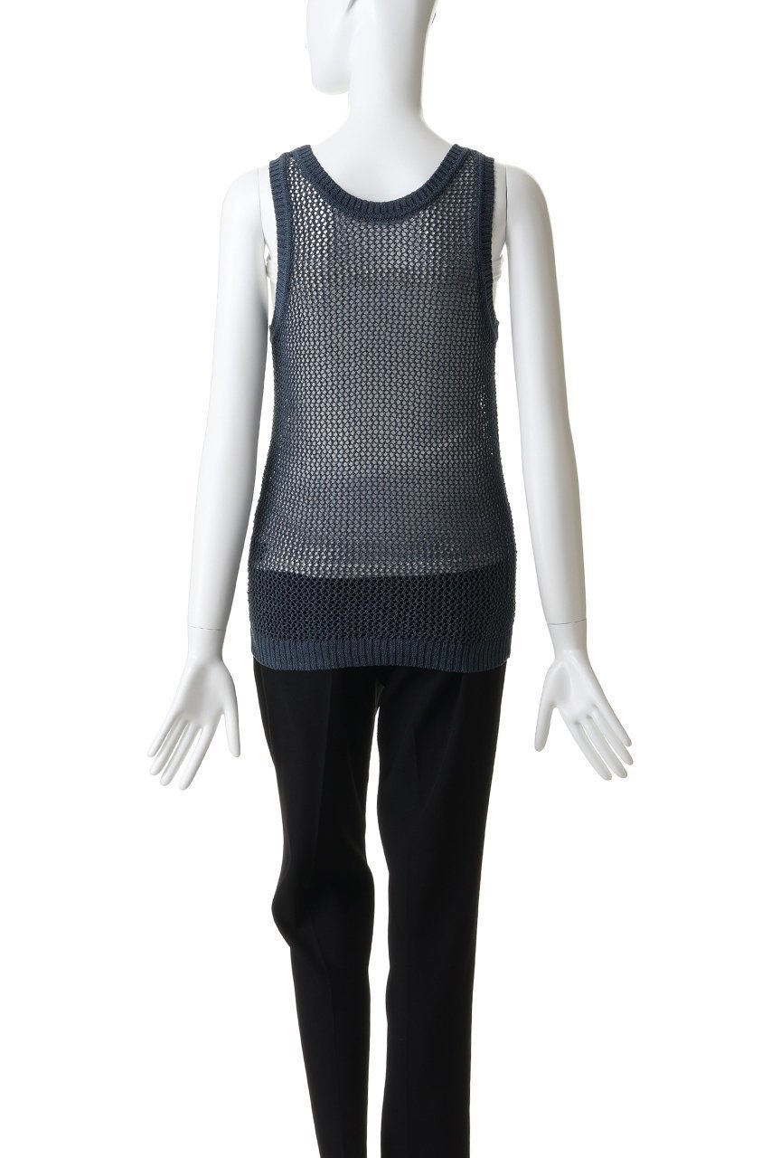 【ミディウミソリッド/MIDIUMISOLID】のmesh tank P/O プルオーバー 人気、トレンドファッション・服の通販 founy(ファニー) 　ファッション　Fashion　レディースファッション　Fashion for Women　トップス・カットソー　Cut & Sew Tops　ニット　Knit Tops & Sweaters　カジュアルプルオーバー・ニットトップス　Pullovers & Knit Tops / Casual Pullovers　カットソー　Cut and Sewn Top　スポーティ　Sporty, Casual Athletic　タンク　Tank Top, Sleeveless Top　トレンド　Trend, Trending Now　ベスト　Vest, Waistcoat　メッシュ　Mesh, Net Fabric　夏　Summer　春　Spring　other-4|ID: prp329100004872670 ipo3291000000036892817