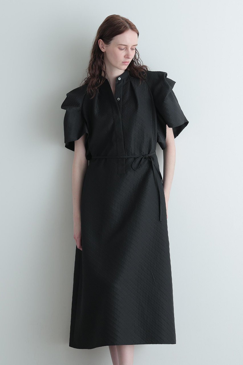 【ル フィル/LE PHIL】のタイルジャガードワンピース 人気、トレンドファッション・服の通販 founy(ファニー) ファッション Fashion レディースファッション Fashion for Women ワンピース Dresses チュニック Tunic Tops & Dresses ジャカード/ジャガード Jacquard, Woven Pattern スタンダード Standard, Basic スタンド Stand Collar, Upright Stand スリーブ Sleeve, Long Sleeve / Short Sleeve チュニック Tunic, Long Top フリル Frill, Ruffle フロント Front, Front Design ロング Long, Long-Length エレガント 上品 Elegant other-2|ID: prp329100004872672 ipo3291000000036343150