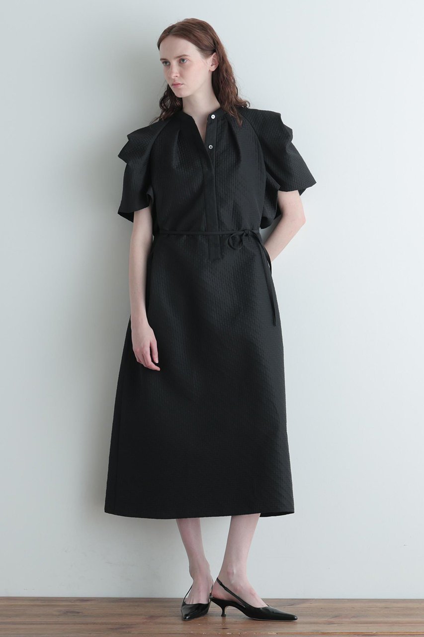 【ル フィル/LE PHIL】のタイルジャガードワンピース 人気、トレンドファッション・服の通販 founy(ファニー) ファッション Fashion レディースファッション Fashion for Women ワンピース Dresses チュニック Tunic Tops & Dresses ジャカード/ジャガード Jacquard, Woven Pattern スタンダード Standard, Basic スタンド Stand Collar, Upright Stand スリーブ Sleeve, Long Sleeve / Short Sleeve チュニック Tunic, Long Top フリル Frill, Ruffle フロント Front, Front Design ロング Long, Long-Length エレガント 上品 Elegant other-3|ID: prp329100004872672 ipo3291000000036343151