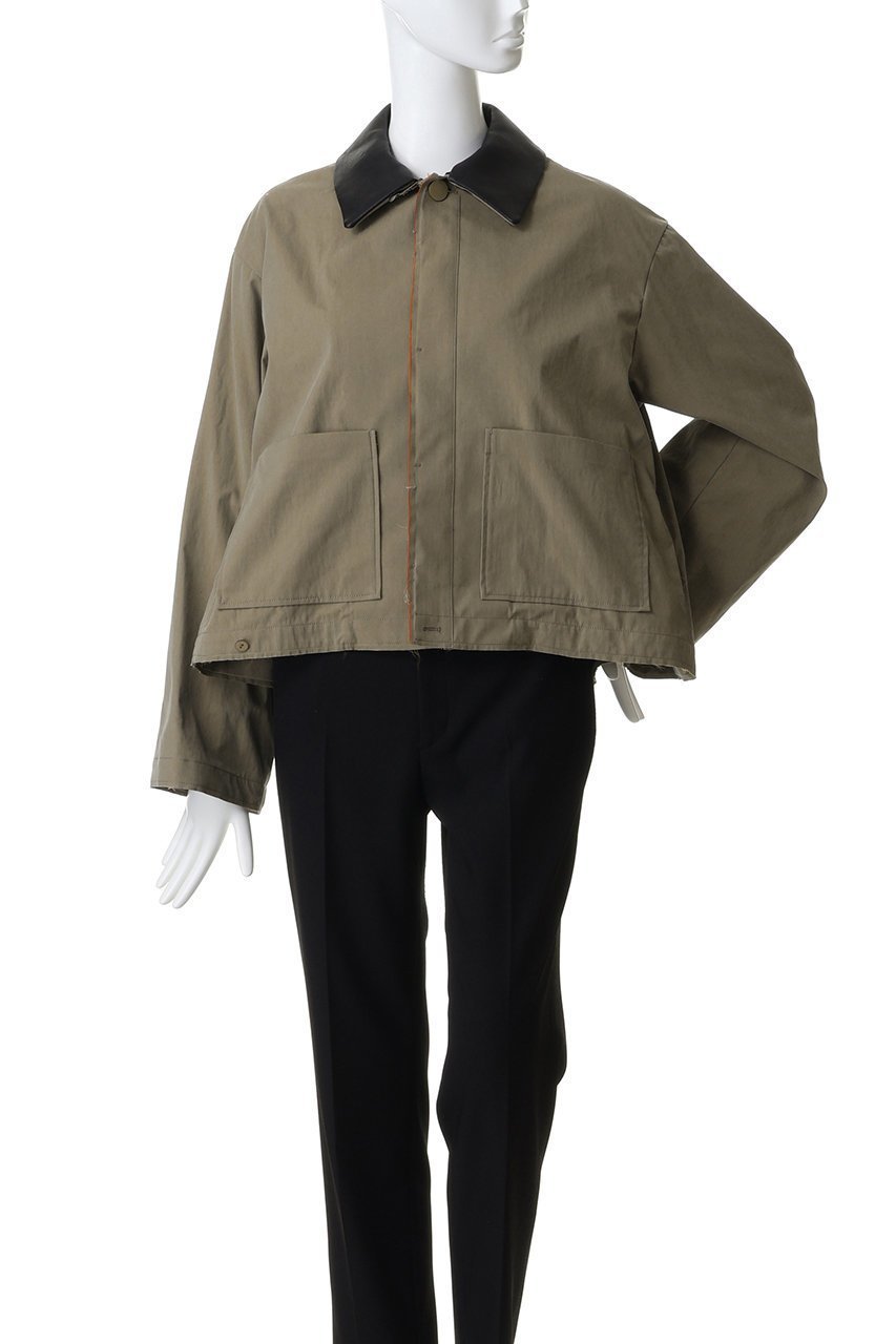 【サードマガジン/THIRD MAGAZINE】のレザーカラーカバーオール 人気、トレンドファッション・服の通販 founy(ファニー) 　ファッション　Fashion　レディースファッション　Fashion for Women　アウター　Coat / Outerwear Collection　レディースジャケット・軽アウター　Jackets　コンパクト　Compact, Small Size　ジャケット　Jacket, Outerwear　バランス　Balance, Style Balance　other-2|ID: prp329100004872673 ipo3291000000036343160