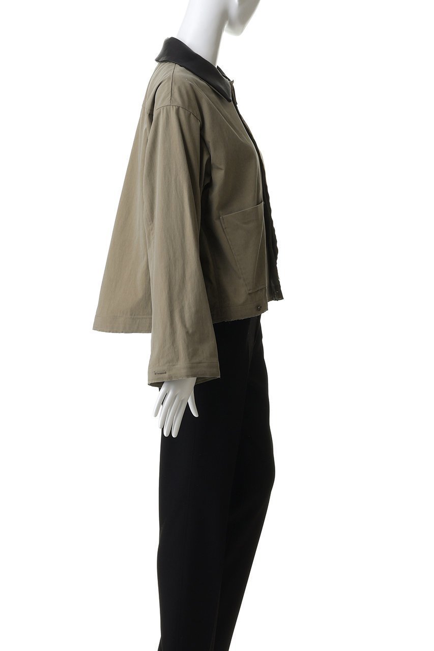 【サードマガジン/THIRD MAGAZINE】のレザーカラーカバーオール 人気、トレンドファッション・服の通販 founy(ファニー) 　ファッション　Fashion　レディースファッション　Fashion for Women　アウター　Coat / Outerwear Collection　レディースジャケット・軽アウター　Jackets　コンパクト　Compact, Small Size　ジャケット　Jacket, Outerwear　バランス　Balance, Style Balance　other-3|ID: prp329100004872673 ipo3291000000036892827