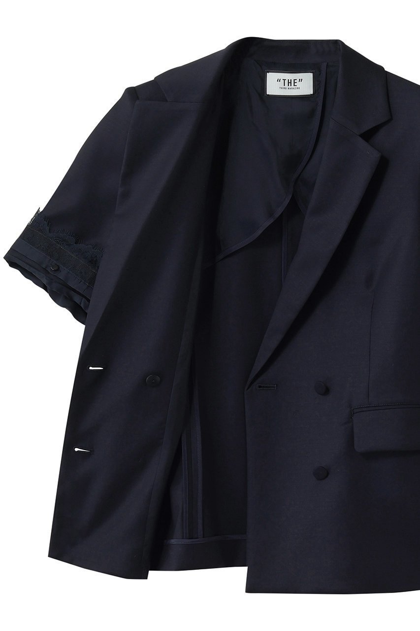 【サードマガジン/THIRD MAGAZINE】の#25 JACKET 人気、トレンドファッション・服の通販 founy(ファニー) 　ファッション　Fashion　レディースファッション　Fashion for Women　アウター　Coat / Outerwear Collection　レディースジャケット・軽アウター　Jackets　シルク　Silk, 100% Silk　ジャケット　Jacket, Outerwear　マニッシュ　Mannish, Boyish　リュクス　Luxury, Elegant, High-End, Chic　レース　Lace, Lace Fabric　夏　Summer　春　Spring　S/S・春夏　SS, Spring/Summer, Warm Season　other-6|ID: prp329100004872674 ipo3291000000036343174