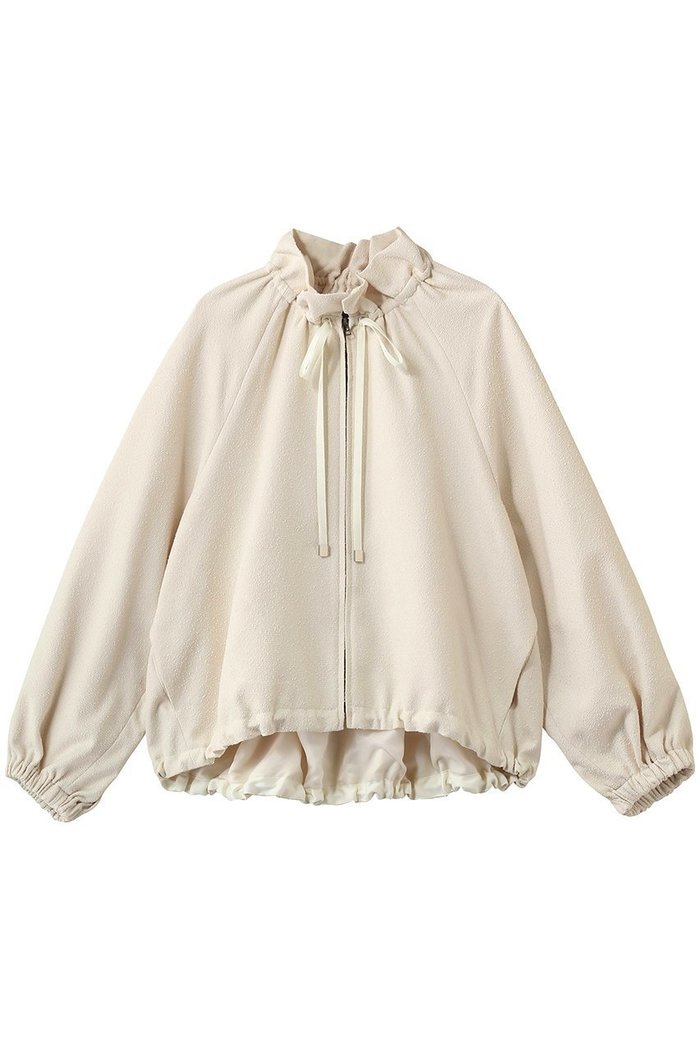 【アルアバイル/allureville】のスラブツィードギャザーBO インテリア・キッズ・メンズ・レディースファッション・服の通販 founy(ファニー) https://founy.com/ ファッション Fashion レディースファッション Fashion for Women アウター Coat / Outerwear Collection レディースジャケット・軽アウター Jackets ブルゾンジャケット・スポーティアウター Blouson Jackets ギャザー Gathered, Ruffled ジャケット Jacket, Outerwear ツイード Twill, Twill Weave バランス Balance, Style Balance フォルム Silhouette, Form ブルゾン Blouson, Bomber Jacket エレガント 上品 Elegant |ID: prp329100004872676 ipo3291000000036343184