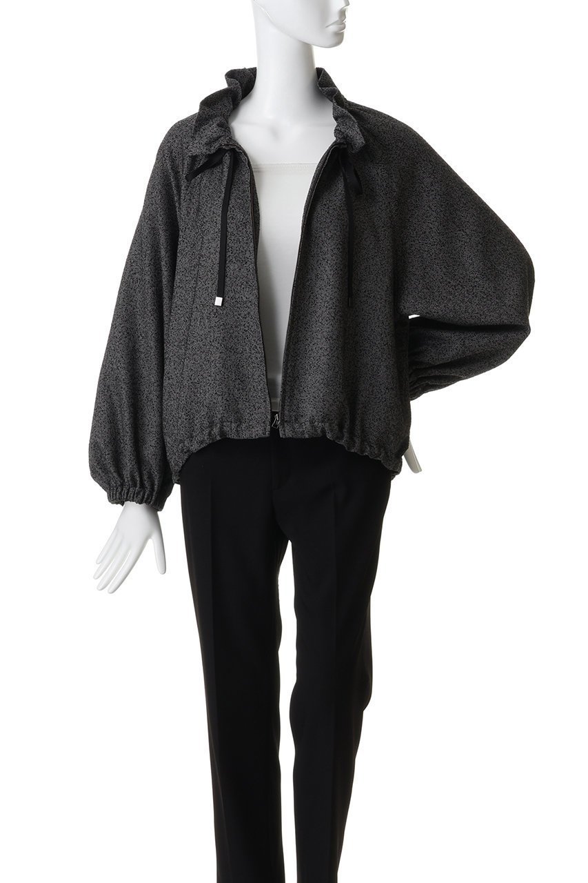 【アルアバイル/allureville】のスラブツィードギャザーBO 人気、トレンドファッション・服の通販 founy(ファニー) 　ファッション　Fashion　レディースファッション　Fashion for Women　アウター　Coat / Outerwear Collection　レディースジャケット・軽アウター　Jackets　ブルゾンジャケット・スポーティアウター　Blouson Jackets　ギャザー　Gathered, Ruffled　ジャケット　Jacket, Outerwear　ツイード　Twill, Twill Weave　バランス　Balance, Style Balance　フォルム　Silhouette, Form　ブルゾン　Blouson, Bomber Jacket　エレガント 上品　Elegant　other-7|ID: prp329100004872676 ipo3291000000036343192