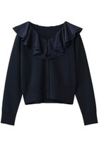 【ティアラ/Tiara】のフリルカラーカーディガン 人気、トレンドファッション・服の通販 founy(ファニー) ファッション Fashion レディースファッション Fashion for Women トップス・カットソー Cut & Sew Tops ニット Knit Tops & Sweaters カーディガン・羽織り Layered Style Cardigans カーディガン Cardigan, Knitwear フリル Frill, Ruffle フロント Front, Front Design thumbnail ネイビー|ID: prp329100004872683 ipo3291000000036343248