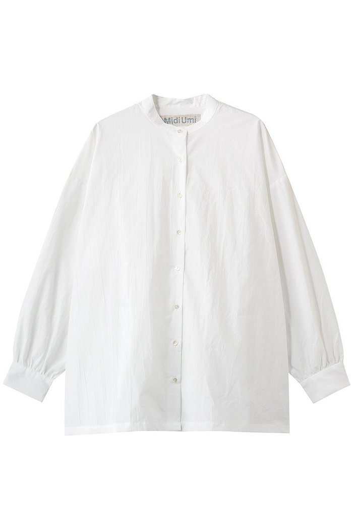 【ミディウミ/MidiUmi】のwide back gather shirt シャツ インテリア・キッズ・メンズ・レディースファッション・服の通販 founy(ファニー) https://founy.com/ ファッション Fashion レディースファッション Fashion for Women トップス・カットソー Cut & Sew Tops シャツ・ブラウス・オフィスカジュアル Elegant Blouses & Button-Ups ギャザー Gathered, Ruffled シンプル Simple, Minimal スリーブ Sleeve, Long Sleeve / Short Sleeve ベスト Vest, Waistcoat ロング Long, Long-Length ワイド Wide, Wide Fit |ID: prp329100004872688 ipo3291000000036343285