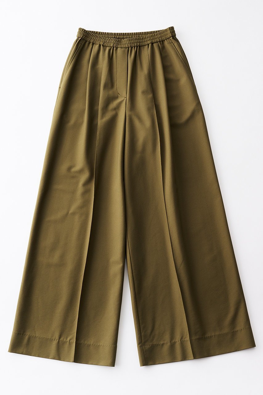 【グッド ピープル グッド ステッチング グッド プロダクト/GOOD PEOPLE GOOD STITCHING GOOD PRODUCT】のドローストリング イージー ワイドパンツ インテリア・キッズ・メンズ・レディースファッション・服の通販 founy(ファウニー) 　ファッション　Fashion　レディースファッション　Fashion for Women　パンツ　Pants & Trousers　おすすめ　Recommended / Our Picks　キュプラ　Cupro, Eco Fabric　ジャケット　Jacket, Outerwear　セットアップ　Set-Up, Coordinated Outfit　ドレープ　Drape, Draping Fabric　ドローストリング　Drawstring, Pull Cord　リラックス　Relax, Relaxed Fit　ワイド　Wide, Wide Fit　エレガント 上品　Elegant　再入荷　Restock / Back in Stock　夏　Summer　春　Spring　S/S・春夏　SS, Spring/Summer, Warm Season　ライトブラウン|ID: prp329100004872690 ipo3291000000037237912