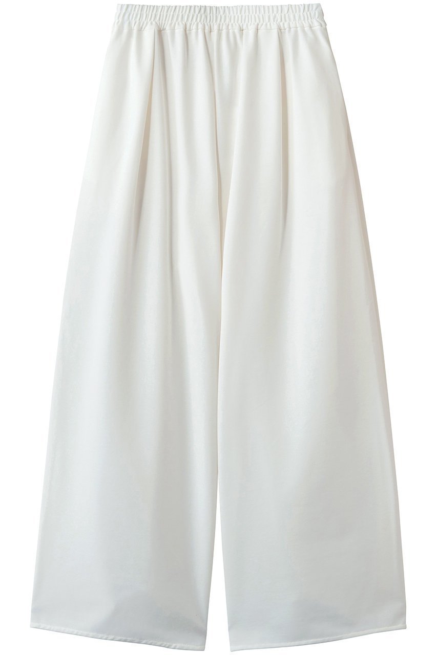 【エブール/ebure】のソフトツイストポンチ イージーワイドパンツ インテリア・キッズ・メンズ・レディースファッション・服の通販 founy(ファニー) ファッション Fashion レディースファッション Fashion for Women パンツ Pants & Trousers おすすめ Recommended / Our Picks カットソー Cut and Sewn Top ギャザー Gathered, Ruffled セットアップ Set-Up, Coordinated Outfit ワイド Wide, Wide Fit 再入荷 Restock / Back in Stock ホワイト|ID: prp329100004872713 ipo3291000000036343470