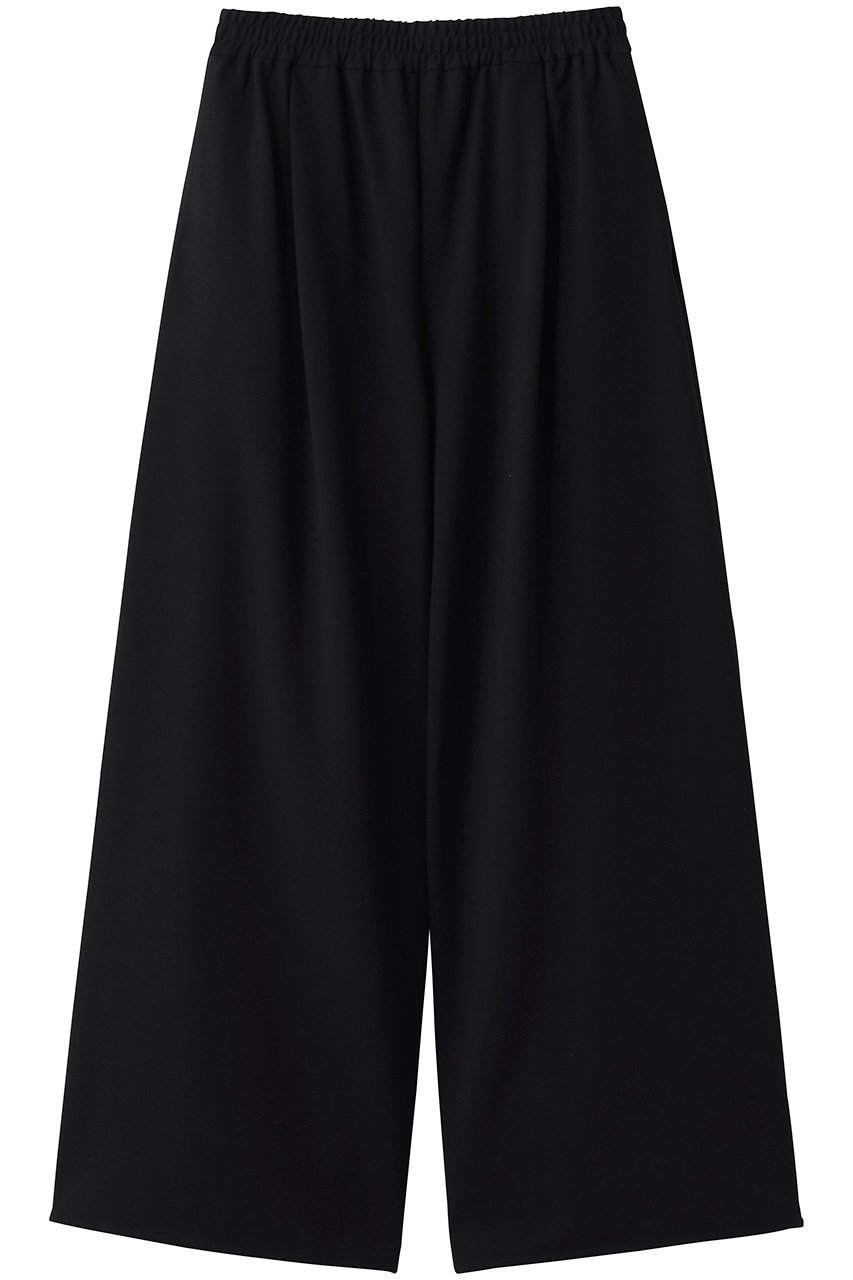 【エブール/ebure】のソフトツイストポンチ イージーワイドパンツ インテリア・キッズ・メンズ・レディースファッション・服の通販 founy(ファニー) ファッション Fashion レディースファッション Fashion for Women パンツ Pants & Trousers おすすめ Recommended / Our Picks カットソー Cut and Sewn Top ギャザー Gathered, Ruffled セットアップ Set-Up, Coordinated Outfit ワイド Wide, Wide Fit 再入荷 Restock / Back in Stock ブラック|ID: prp329100004872713 ipo3291000000036343472