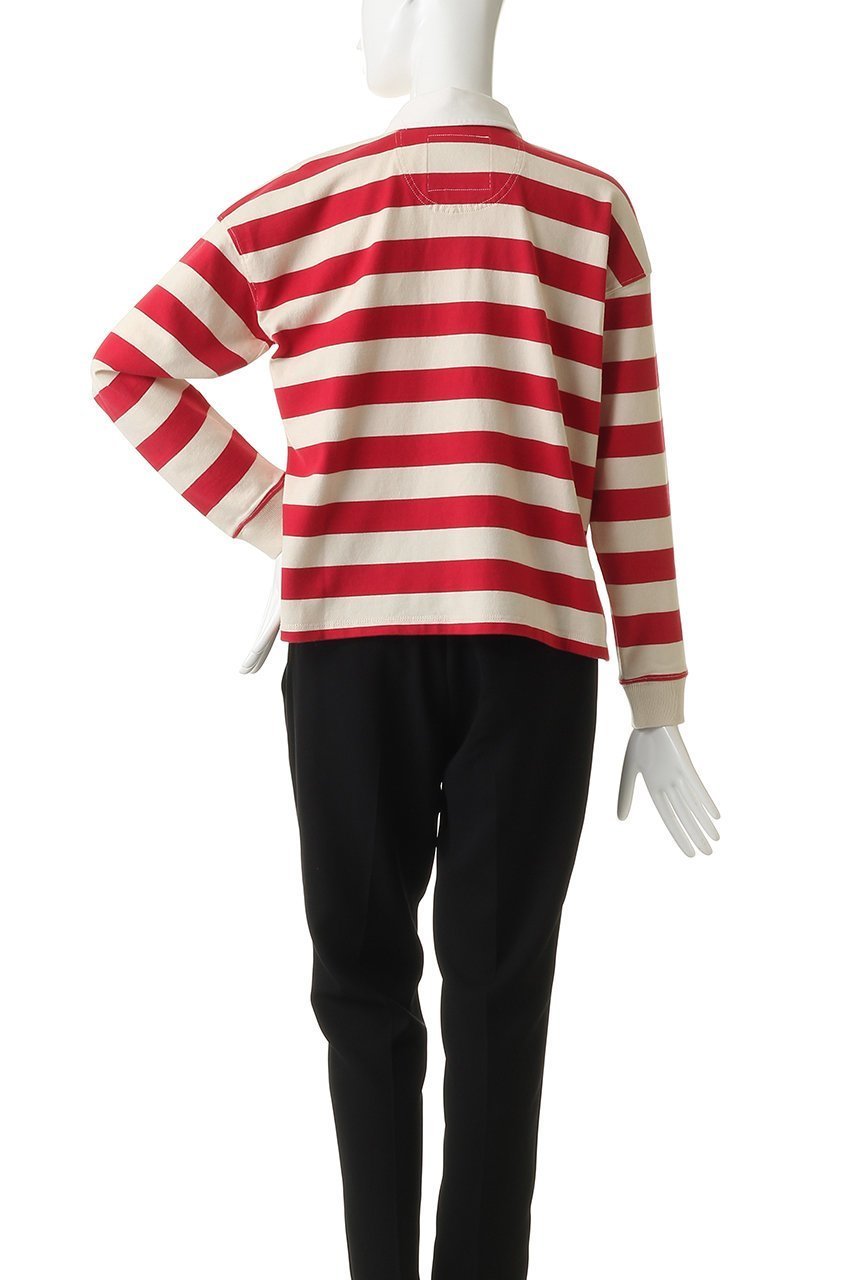 【マザー/MOTHER】のTHE BOXY MATCH ラムモチーフ ボーダー ポロカラートップス (GOR) 人気、トレンドファッション・服の通販 founy(ファニー) ファッション Fashion レディースファッション Fashion for Women トップス・カットソー Cut & Sew Tops シャツ・ブラウス・オフィスカジュアル Elegant Blouses & Button-Ups ポロシャツ・きれいめカジュアル Smart-Casual Polo Tops バランス Balance, Style Balance パッチ Patch, Appliqué ボーダー Border, Stripe ポロシャツ Polo Shirt, Collared Tee モチーフ Motif, Design Theme 新作・新入荷 New Arrivals / New In other-4|ID: prp329100004872722 ipo3291000000036343551