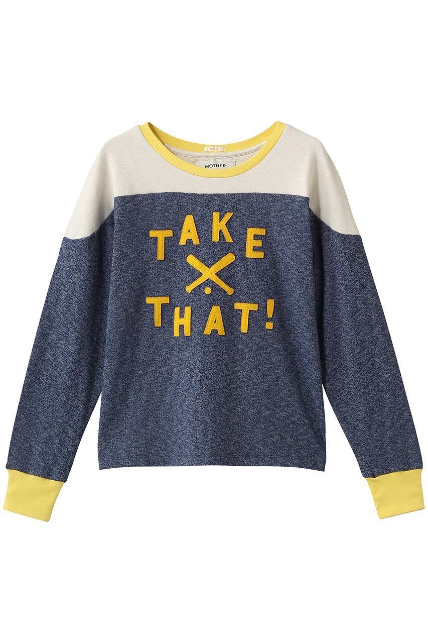 【マザー/MOTHER】のTHE LS CAP OUTFIELDER TAKE THAT ロングTシャツ (KTH) 人気、トレンドファッション・服の通販 founy(ファニー) 　ファッション　Fashion　レディースファッション　Fashion for Women　トップス・カットソー　Cut & Sew Tops　シャツ・ブラウス・オフィスカジュアル　Elegant Blouses & Button-Ups　ロングTシャツ・Tシャツ　Longline T-Shirts & Tees　カットソー・ベーシックTシャツ　Cut-and-Sewn Tops / Stretch Tees & Basics　キャップ&ハット　Hats & Caps　イエロー　Yellow　ショルダー　Shoulder, Shoulder Strap　スリーブ　Sleeve, Long Sleeve / Short Sleeve　デニム　Denim, Jeans Material　フロント　Front, Front Design　ボトム　Bottoms, Lower Wear　ロング　Long, Long-Length　ワイド　Wide, Wide Fit　定番　Standard, Basic Item　新作・新入荷　New Arrivals / New In　 other-1|ID: prp329100004872723 ipo3291000000036343556