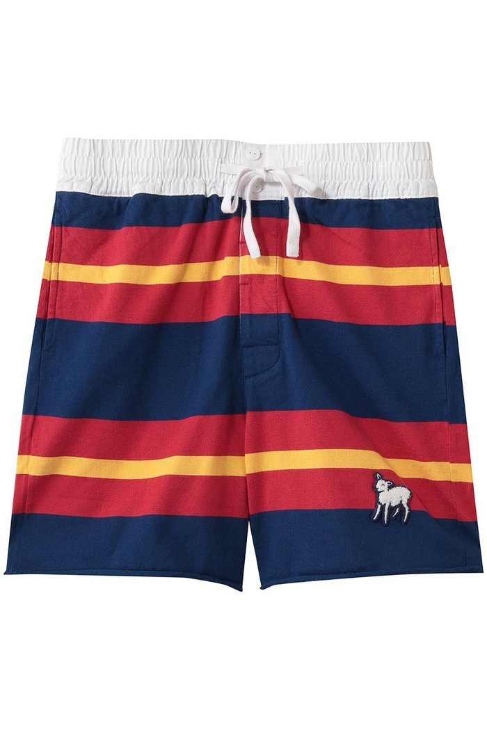 【マザー/MOTHER】のTHE BREATHER ボーダーハーフパンツ (GOB) インテリア・キッズ・メンズ・レディースファッション・服の通販 founy(ファニー) https://founy.com/ ファッション Fashion レディースファッション Fashion for Women パンツ Pants & Trousers ショートパンツ・ハーフパンツ High-Waisted & Relaxed Shorts カッティング Cutting Detail ショート Short, Short Length シンプル Simple, Minimal ボーダー Border, Stripe |ID: prp329100004872724 ipo3291000000036343563