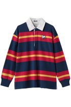 【マザー/MOTHER】のTHE LS HUDDLE ラムモチーフ ラガーシャツ (GOB) インディゴ|ID: prp329100004872725 ipo3291000000036343571