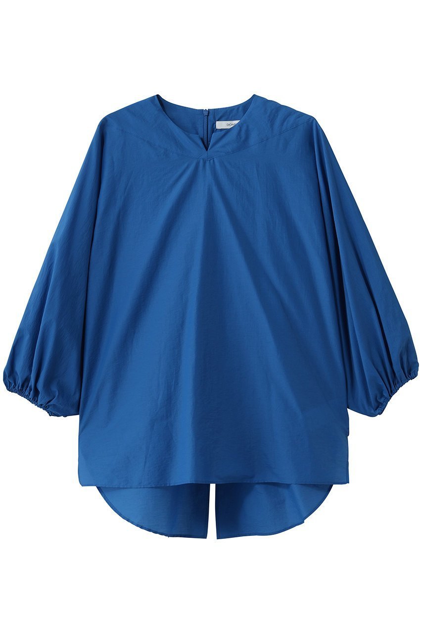 【ドメル/DOMELLE】のコットン ナイロン タフタブラウス 人気、トレンドファッション・服の通販 founy(ファニー) 　ファッション　Fashion　レディースファッション　Fashion for Women　トップス・カットソー　Cut & Sew Tops　シャツ・ブラウス・オフィスカジュアル　Elegant Blouses & Button-Ups　おすすめ　Recommended / Our Picks　ジャカード／ジャガード　Jacquard, Woven Pattern　スリット　Slit, Slit Detail　スリーブ　Sleeve, Long Sleeve / Short Sleeve　セットアップ　Set-Up, Coordinated Outfit　タフタ　Taffeta, Structured Fabric　プリント　Print, Printed Pattern　リゾート　Resort, Vacation Style　ロング　Long, Long-Length　新作・新入荷　New Arrivals / New In　 other-1|ID: prp329100004872735 ipo3291000000036343658