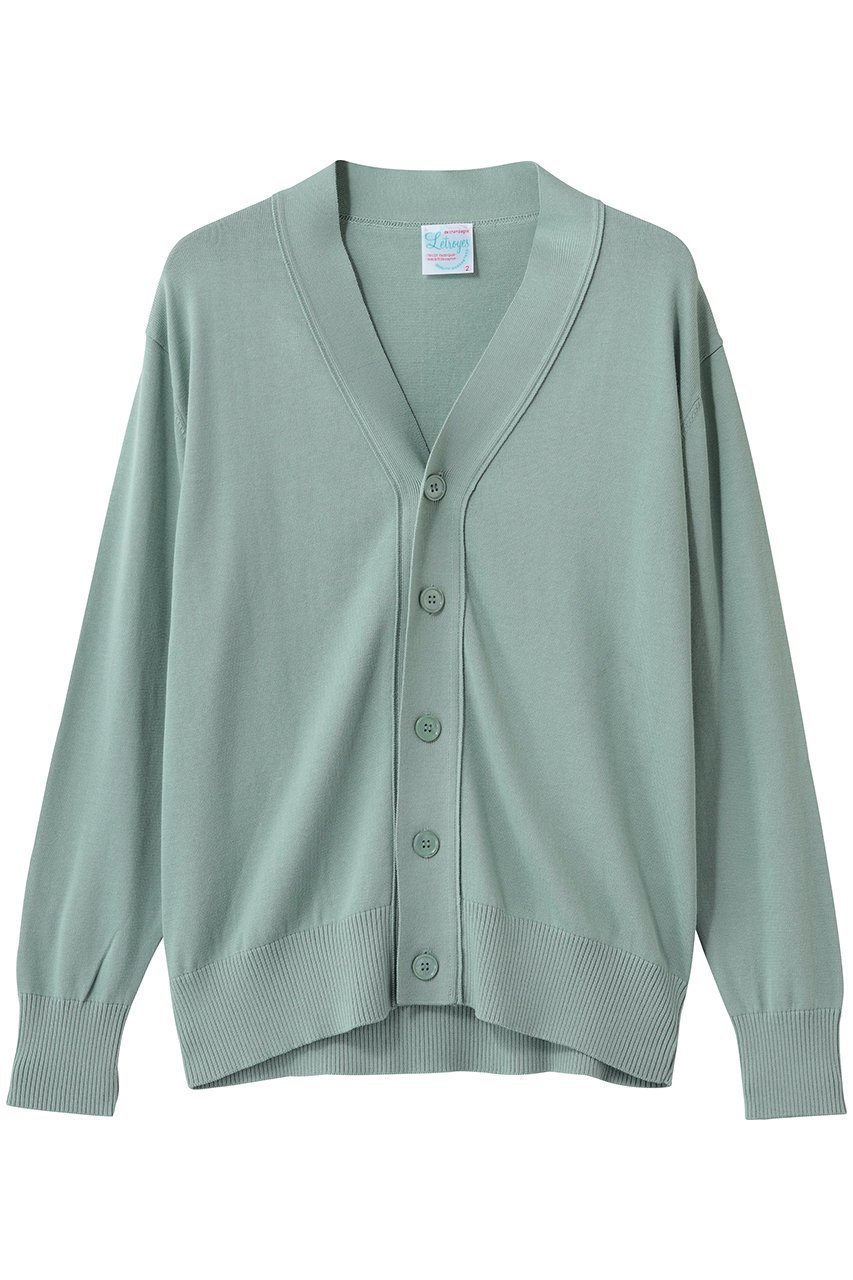 【エリオポール/heliopole】の【Letroyes】HENRI Vカーディガン インテリア・キッズ・メンズ・レディースファッション・服の通販 founy(ファニー) 　ファッション　Fashion　レディースファッション　Fashion for Women　トップス・カットソー　Cut & Sew Tops　ニット　Knit Tops & Sweaters　カーディガン・羽織り　Layered Style Cardigans　カーディガン　Cardigan, Knitwear　コンパクト　Compact, Small Size　シンプル　Simple, Minimal　再入荷　Restock / Back in Stock　春　Spring　ライトグリーン|ID: prp329100004872737 ipo3291000000036343678