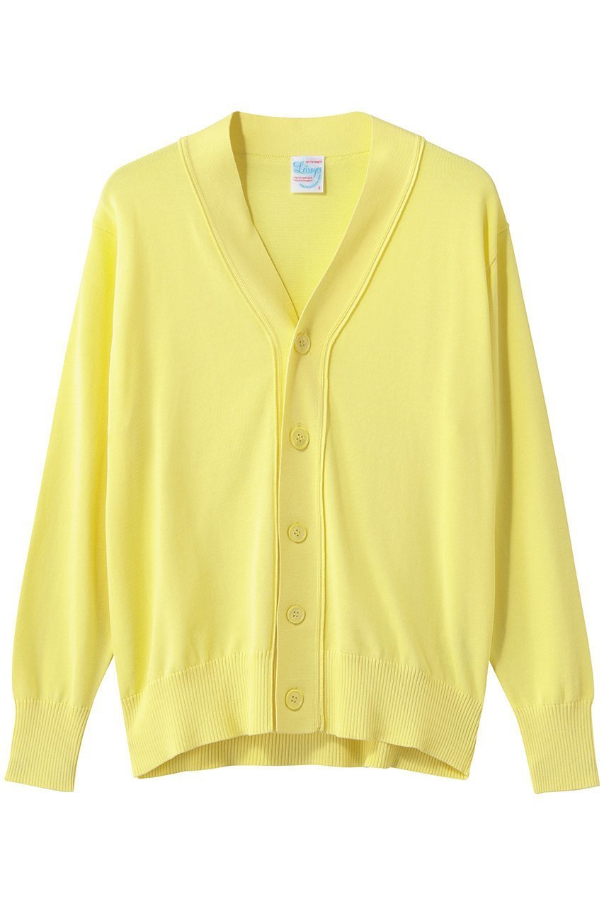【エリオポール/heliopole】の【Letroyes】HENRI Vカーディガン インテリア・キッズ・メンズ・レディースファッション・服の通販 founy(ファニー) 　ファッション　Fashion　レディースファッション　Fashion for Women　トップス・カットソー　Cut & Sew Tops　ニット　Knit Tops & Sweaters　カーディガン・羽織り　Layered Style Cardigans　カーディガン　Cardigan, Knitwear　コンパクト　Compact, Small Size　シンプル　Simple, Minimal　春　Spring　イエロー|ID: prp329100004872737 ipo3291000000036622406