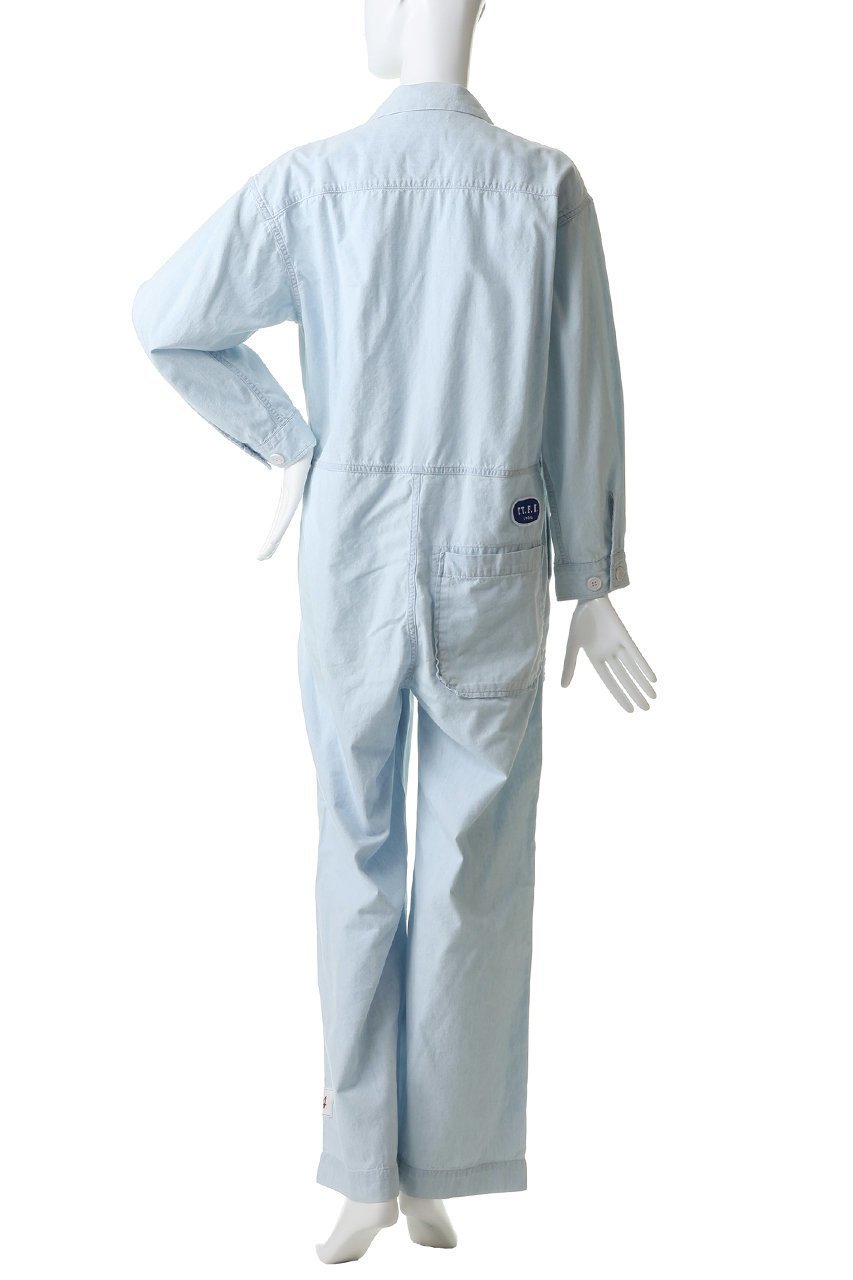 【マディソンブルー/MADISONBLUE】のJUMP SUIT CHAMBRAY(VW) ジャンプスーツ 人気、トレンドファッション・服の通販 founy(ファニー) 　ファッション　Fashion　レディースファッション　Fashion for Women　パンツ　Pants & Trousers　シャンブレー　Chambray, Denim-Like Fabric　スーツ　Suit, Formalwear　新作・新入荷　New Arrivals / New In　other-4|ID: prp329100004872741 ipo3291000000036343710
