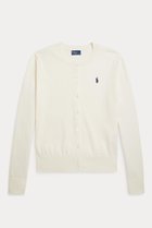 【ラルフローレン/RALPH LAUREN】の【POLO RALPH LAUREN】コットン クルーネック カーディガン ナチュラル|ID: prp329100004872752 ipo3291000000036904797
