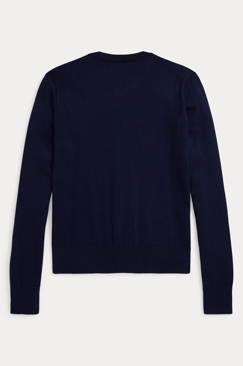 【ラルフローレン/RALPH LAUREN】の【POLO RALPH LAUREN】コットン クルーネック カーディガン 大人の最旬トレンドファッション＆コーディネート founy(ファウニー) 　ファッション　Fashion　レディースファッション　Fashion for Women　トップス・カットソー　Cut & Sew Tops　ニット　Knit Tops & Sweaters　カーディガン・羽織り　Layered Style Cardigans　なめらか　Smooth, Silky Texture　カフス　Cuff Design　カーディガン　Cardigan, Knitwear　スリム　Slim, Slim Fit　フィット　Fit, Slim Fit　ベーシック　Basic, Essential　定番　Standard, Basic Item　other-2|ID: prp329100004872752 ipo3291000000036946365