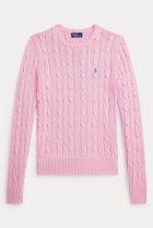 【ラルフローレン/RALPH LAUREN】の【POLO RALPH LAUREN】ケーブルニット コットン クルーネック セーター ピンク|ID: prp329100004872754 ipo3291000000036622412