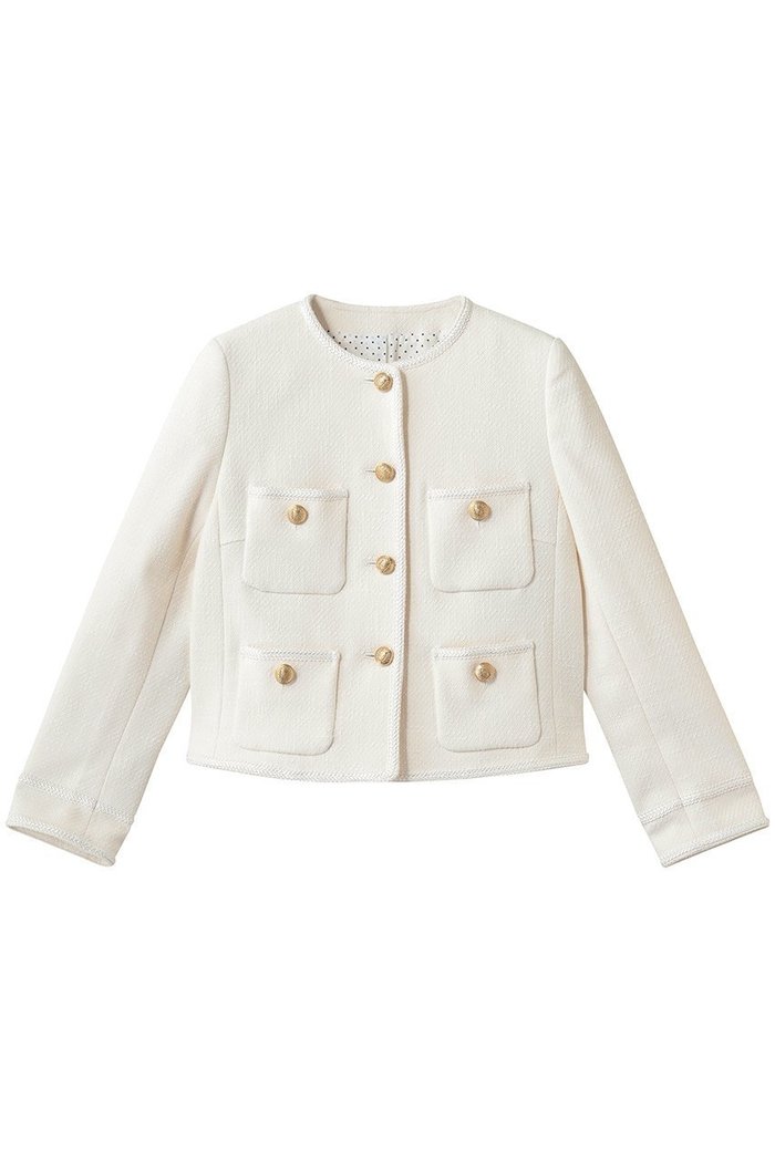 【アルアバイル/allureville】の【Loulou Willoughby】ツイードツイルクルージャケット インテリア・キッズ・メンズ・レディースファッション・服の通販 founy(ファニー) https://founy.com/ ファッション Fashion レディースファッション Fashion for Women アウター Coat / Outerwear Collection レディースジャケット・軽アウター Jackets オケージョン Occasion Wear クラシカル Classical, Vintage-Inspired シンプル Simple, Minimal ジャケット Jacket, Outerwear ツイード Twill, Twill Weave パーティ Party, Party Style フリンジ Fringe, Tassel ポケット Pocket, Pocket Detail リュクス Luxury, Elegant, High-End, Chic 再入荷 Restock / Back in Stock |ID: prp329100004872758 ipo3291000000036343834