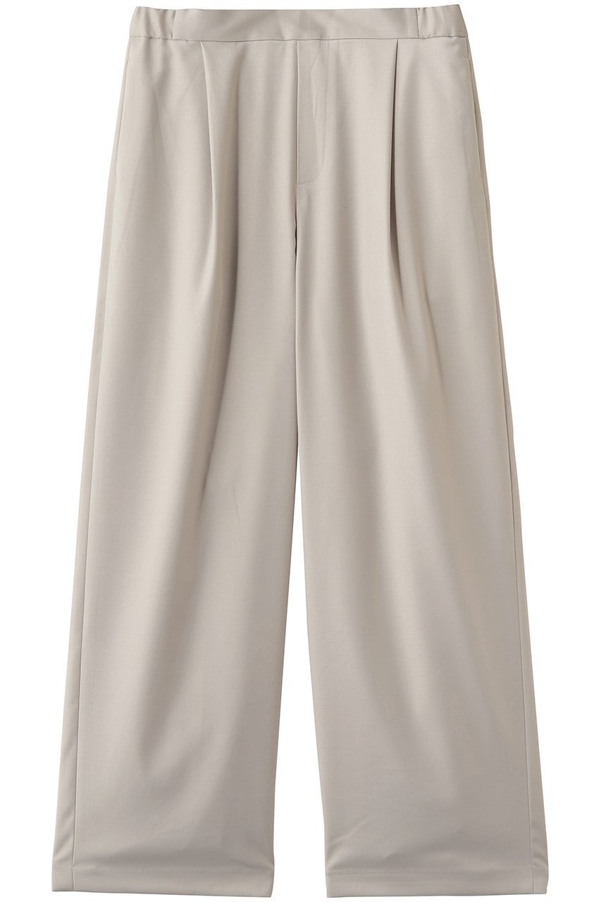 【ミズイロ インド/mizuiro ind】のtwo tuck slacks パンツ インテリア・キッズ・メンズ・レディースファッション・服の通販 founy(ファウニー) 　ファッション　Fashion　レディースファッション　Fashion for Women　パンツ　Pants & Trousers　おすすめ　Recommended / Our Picks　シンプル　Simple, Minimal　ドレープ　Drape, Draping Fabric　ワイド　Wide, Wide Fit　エレガント 上品　Elegant　beige|ID: prp329100004872759 ipo3291000000036343843