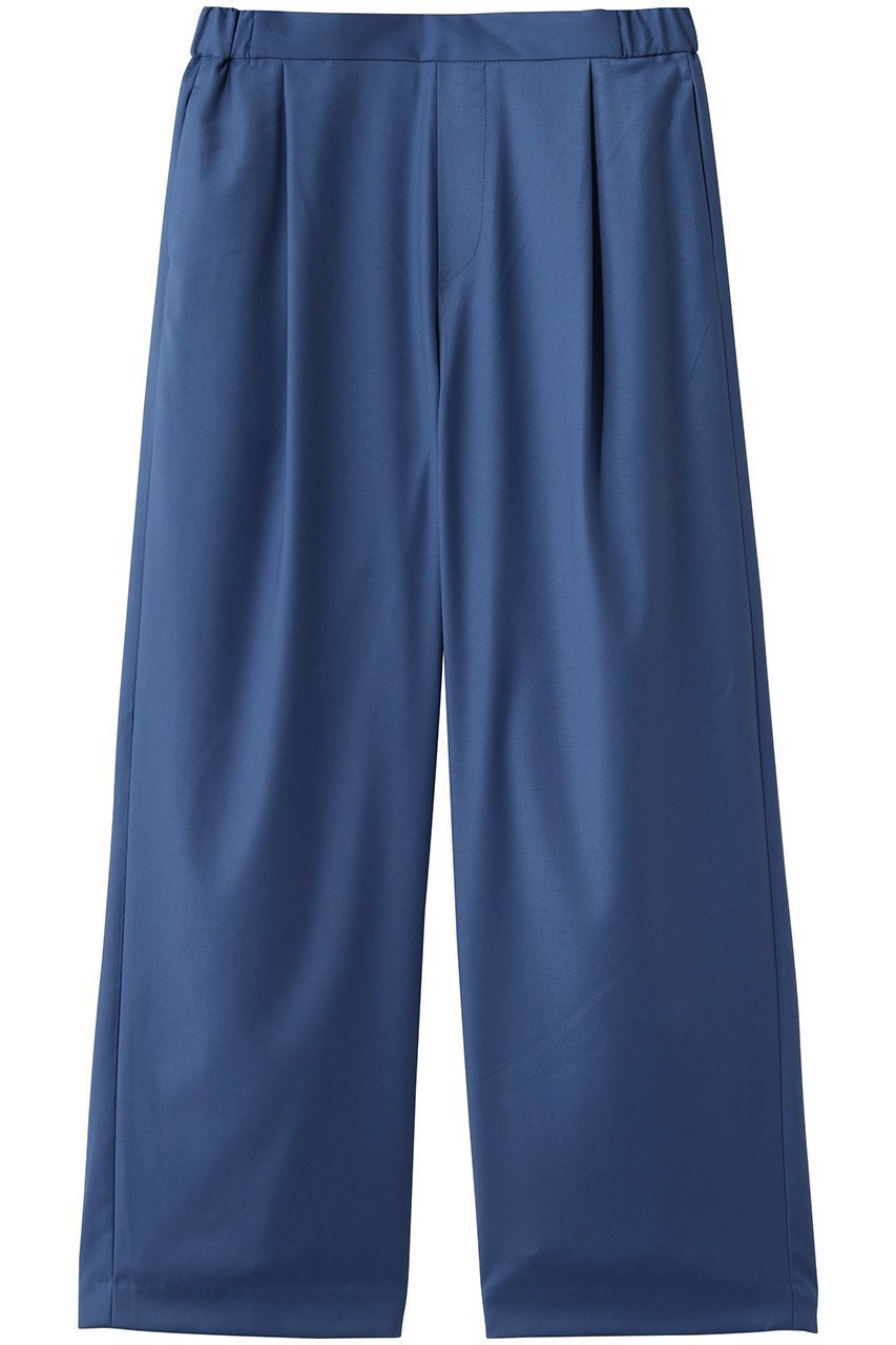 【ミズイロ インド/mizuiro ind】のtwo tuck slacks パンツ インテリア・キッズ・メンズ・レディースファッション・服の通販 founy(ファウニー) 　ファッション　Fashion　レディースファッション　Fashion for Women　パンツ　Pants & Trousers　おすすめ　Recommended / Our Picks　シンプル　Simple, Minimal　ドレープ　Drape, Draping Fabric　ワイド　Wide, Wide Fit　エレガント 上品　Elegant　blue|ID: prp329100004872759 ipo3291000000036343844