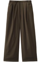 【ミズイロ インド/mizuiro ind】のtwo tuck slacks パンツ d.brown|ID: prp329100004872759 ipo3291000000036343845
