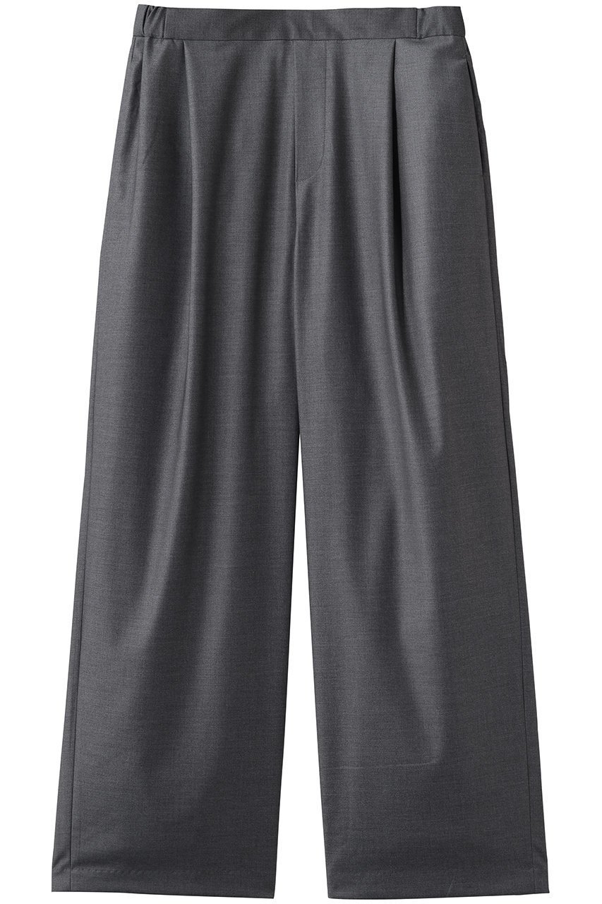 【ミズイロ インド/mizuiro ind】のtwo tuck slacks パンツ インテリア・キッズ・メンズ・レディースファッション・服の通販 founy(ファウニー) 　ファッション　Fashion　レディースファッション　Fashion for Women　パンツ　Pants & Trousers　おすすめ　Recommended / Our Picks　シンプル　Simple, Minimal　ドレープ　Drape, Draping Fabric　ワイド　Wide, Wide Fit　エレガント 上品　Elegant　gray|ID: prp329100004872759 ipo3291000000036343846