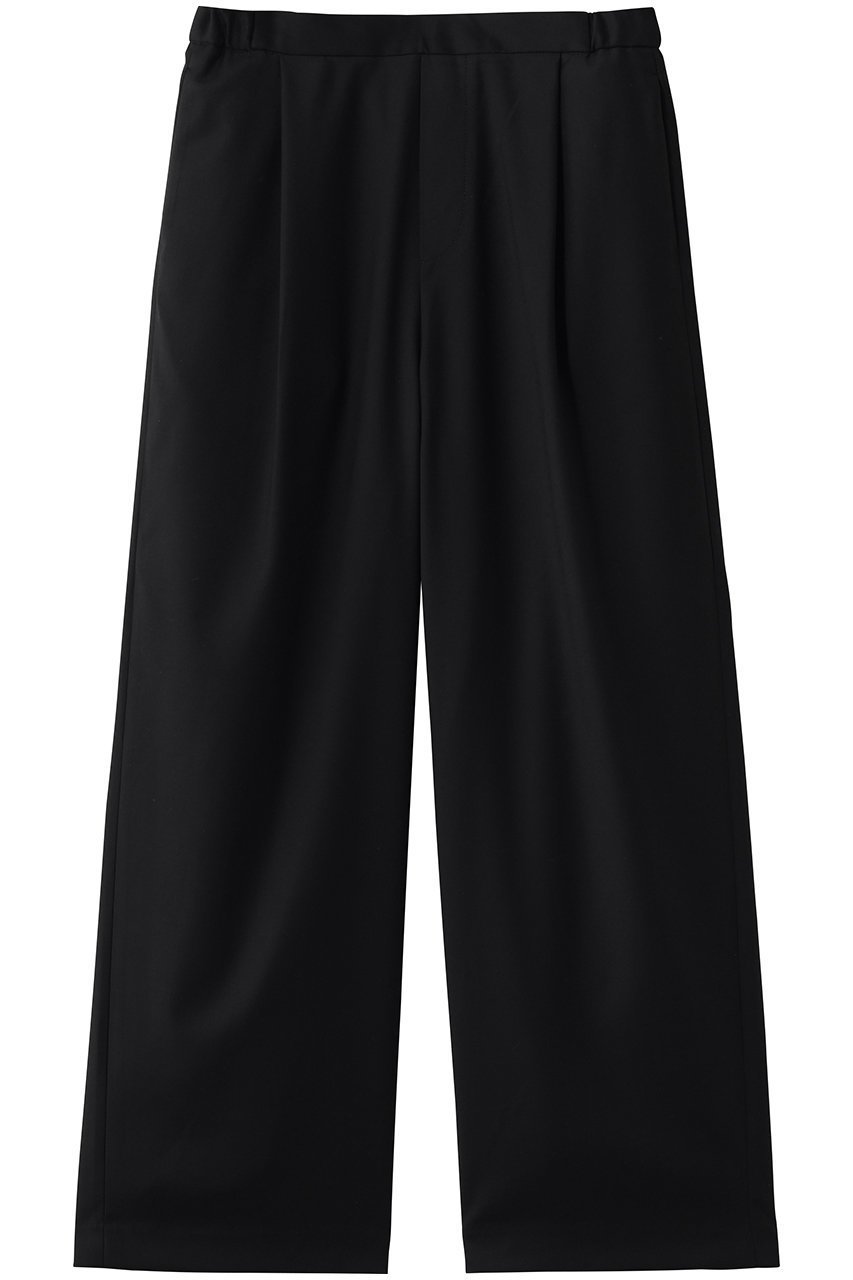 【ミズイロ インド/mizuiro ind】のtwo tuck slacks パンツ インテリア・キッズ・メンズ・レディースファッション・服の通販 founy(ファウニー) 　ファッション　Fashion　レディースファッション　Fashion for Women　パンツ　Pants & Trousers　おすすめ　Recommended / Our Picks　シンプル　Simple, Minimal　ドレープ　Drape, Draping Fabric　ワイド　Wide, Wide Fit　エレガント 上品　Elegant　black|ID: prp329100004872759 ipo3291000000036343847