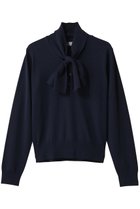 【ティアラ/Tiara】のリボンタイニット 人気、トレンドファッション・服の通販 founy(ファニー) ファッション Fashion レディースファッション Fashion for Women トップス・カットソー Cut & Sew Tops ニット Knit Tops & Sweaters カジュアルプルオーバー・ニットトップス Pullovers & Knit Tops / Casual Pullovers とろみ Fluid, Flowy Fabric シンプル Simple, Minimal ジャケット Jacket, Outerwear ループ Loop, Loop Knit エレガント 上品 Elegant 新作・新入荷 New Arrivals / New In thumbnail ネイビー|ID: prp329100004872765 ipo3291000000036343923