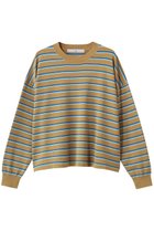 【ティアラ/Tiara】のマルチボーダーニット 人気、トレンドファッション・服の通販 founy(ファニー) ファッション Fashion レディースファッション Fashion for Women トップス・カットソー Cut & Sew Tops ニット Knit Tops & Sweaters カジュアルプルオーバー・ニットトップス Pullovers & Knit Tops / Casual Pullovers ボーダー Border, Stripe 新作・新入荷 New Arrivals / New In 春 Spring thumbnail キャメル|ID: prp329100004872766 ipo3291000000036343932