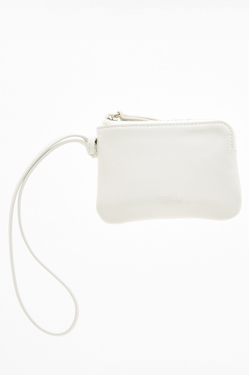 【マルティニーク/martinique】の【NOTHING WRITTEN】MINI COIN PURSE 01 インテリア・キッズ・メンズ・レディースファッション・服の通販 founy(ファニー) 　ファッション　Fashion　レディースファッション　Fashion for Women　ミニ財布・二つ折り財布　Wallets & Card Cases　バッグ　Bags　シンプル　Simple, Minimal　チャーム　Charm, Pendant　ラップ　Wrap, Wrap Design　ループ　Loop, Loop Knit　財布　Wallet, Purse　ホワイト|ID: prp329100004872771 ipo3291000000036893171
