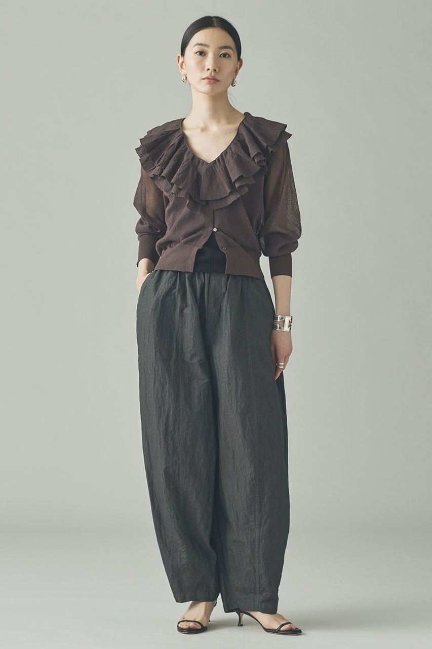 【カレンソロジー/Curensology】のラッフルニットカーディガン 人気、トレンドファッション・服の通販 founy(ファニー) ファッション Fashion レディースファッション Fashion for Women トップス・カットソー Cut & Sew Tops ニット Knit Tops & Sweaters カーディガン・羽織り Layered Style Cardigans カーディガン Cardigan, Knitwear フロント Front, Front Design ラッフル Ruffle, Frill 再入荷 Restock / Back in Stock other-5|ID: prp329100004872773 ipo3291000000036344034