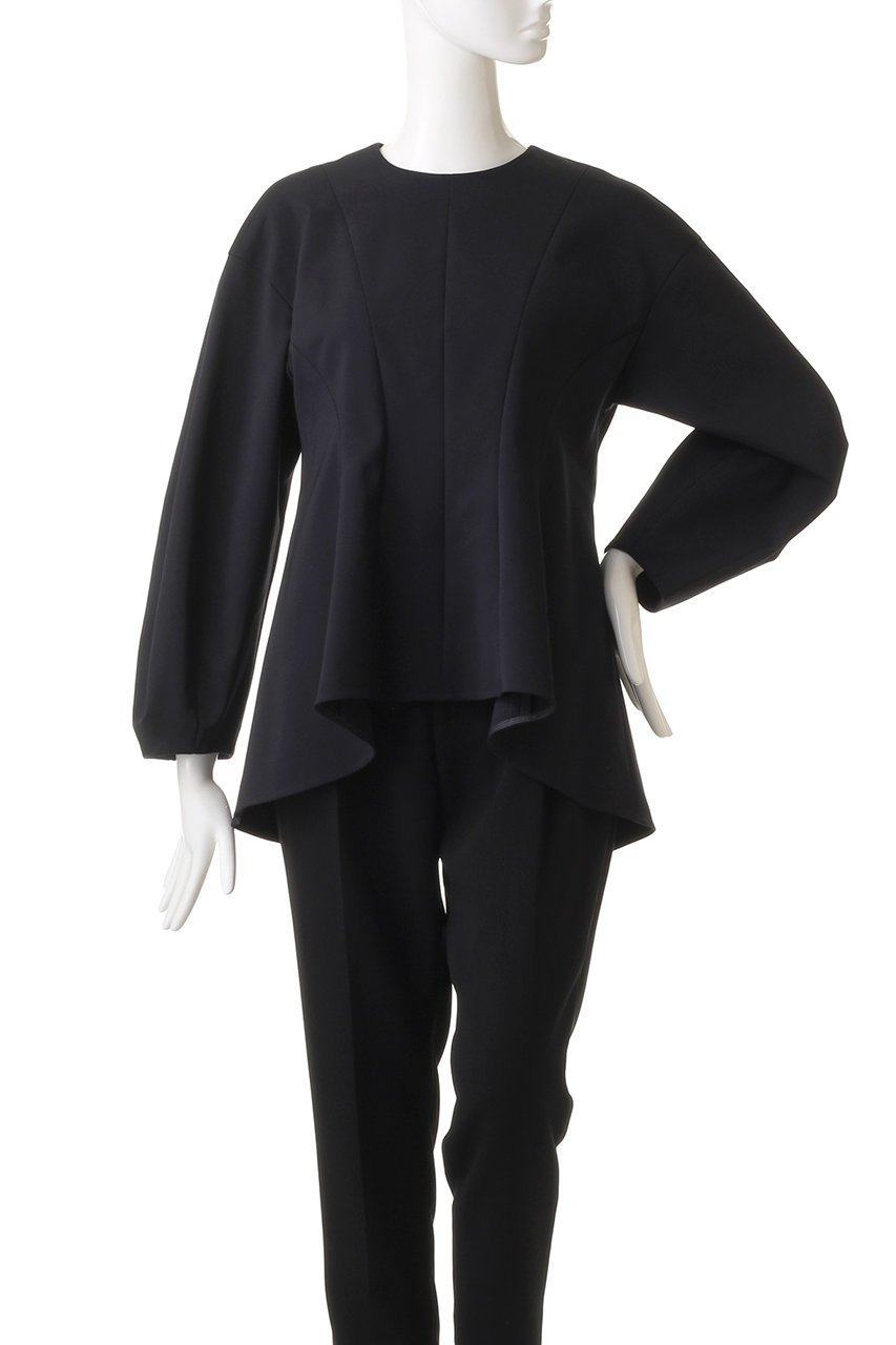 【ル フィル/LE PHIL】のダブルクロスストレッチブラウス 人気、トレンドファッション・服の通販 founy(ファニー) 　ファッション　Fashion　レディースファッション　Fashion for Women　トップス・カットソー　Cut & Sew Tops　シャツ・ブラウス・オフィスカジュアル　Elegant Blouses & Button-Ups　おすすめ　Recommended / Our Picks　なめらか　Smooth, Silky Texture　スリーブ　Sleeve, Long Sleeve / Short Sleeve　セットアップ　Set-Up, Coordinated Outfit　フレア　Flare, Flared　ロング　Long, Long-Length　エレガント 上品　Elegant　other-2|ID: prp329100004872787 ipo3291000000036344268