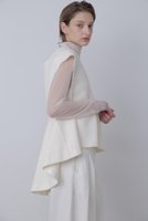 【ヒューエルミュージアム/hueLe Museum】の【STUMBLY】 Tweed Peplum Blouse 人気、トレンドファッション・服の通販 founy(ファニー) ファッション Fashion レディースファッション Fashion for Women トップス・カットソー Cut & Sew Tops キャミソール&ノースリーブ Camisoles & Sleeveless Tops シャツ・ブラウス・オフィスカジュアル Elegant Blouses & Button-Ups ノースリーブ Sleeveless, No-Sleeve フロント Front, Front Design ペプラム Peplum, Flared Hem |ID:prp329100004872788