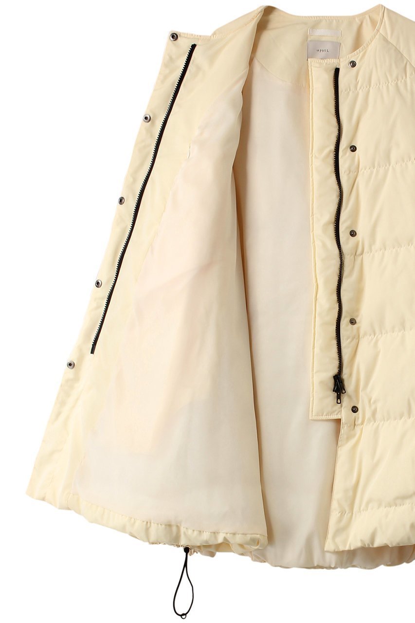 【ル フィル/LE PHIL】のパッフィーダウンケープ 人気、トレンドファッション・服の通販 founy(ファニー) 　ファッション　Fashion　レディースファッション　Fashion for Women　アウター　Coat / Outerwear Collection　コート・ロングコート・ピーコート　Long Coats, Peacoats & More　エレガント 上品　Elegant　クラシカル　Classical, Vintage-Inspired　ダウン　Down, Puffer　ドローコード　Drawcord, Drawstring Cord　フォルム　Silhouette, Form　other-6|ID: prp329100004872791 ipo3291000000036344310