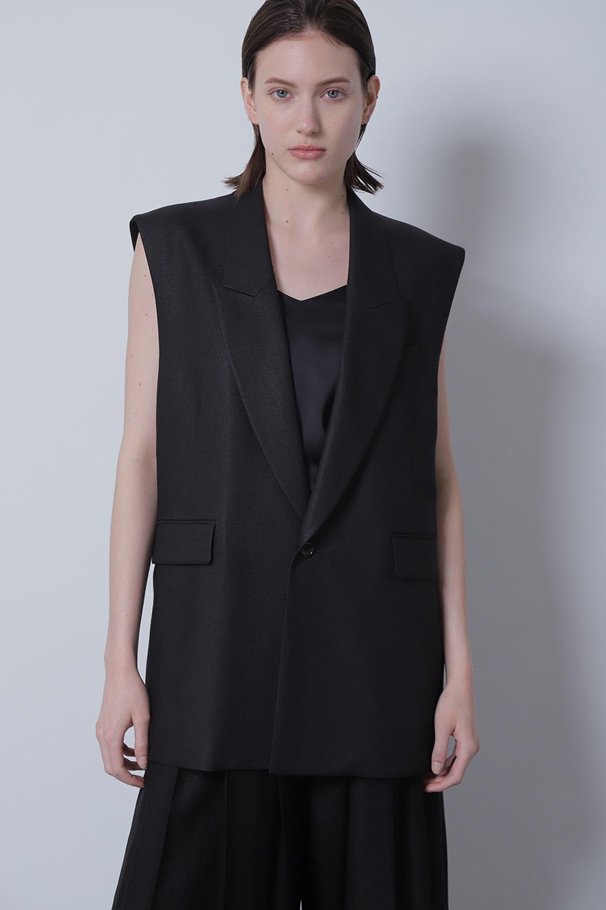 【ヒューエルミュージアム/hueLe Museum】の【STUMBLY】New Sleeveless Jacket 人気、トレンドファッション・服の通販 founy(ファニー) ファッション Fashion レディースファッション Fashion for Women アウター Coat / Outerwear Collection レディースジャケット・軽アウター Jackets ジャケット Jacket, Outerwear ベスト Vest, Waistcoat ボックス Boxy, Box Shape other-1|ID: prp329100004872798 ipo3291000000036344406