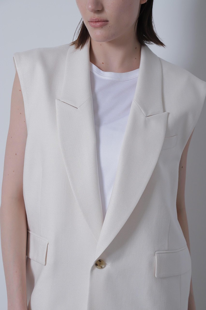 【ヒューエルミュージアム/hueLe Museum】の【STUMBLY】New Sleeveless Jacket 人気、トレンドファッション・服の通販 founy(ファニー) ファッション Fashion レディースファッション Fashion for Women アウター Coat / Outerwear Collection レディースジャケット・軽アウター Jackets ジャケット Jacket, Outerwear ベスト Vest, Waistcoat ボックス Boxy, Box Shape other-6|ID: prp329100004872798 ipo3291000000036344413