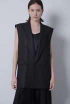 【ヒューエルミュージアム/hueLe Museum】の【STUMBLY】New Sleeveless Jacket ブラック|ID: prp329100004872798 ipo3291000000037238120