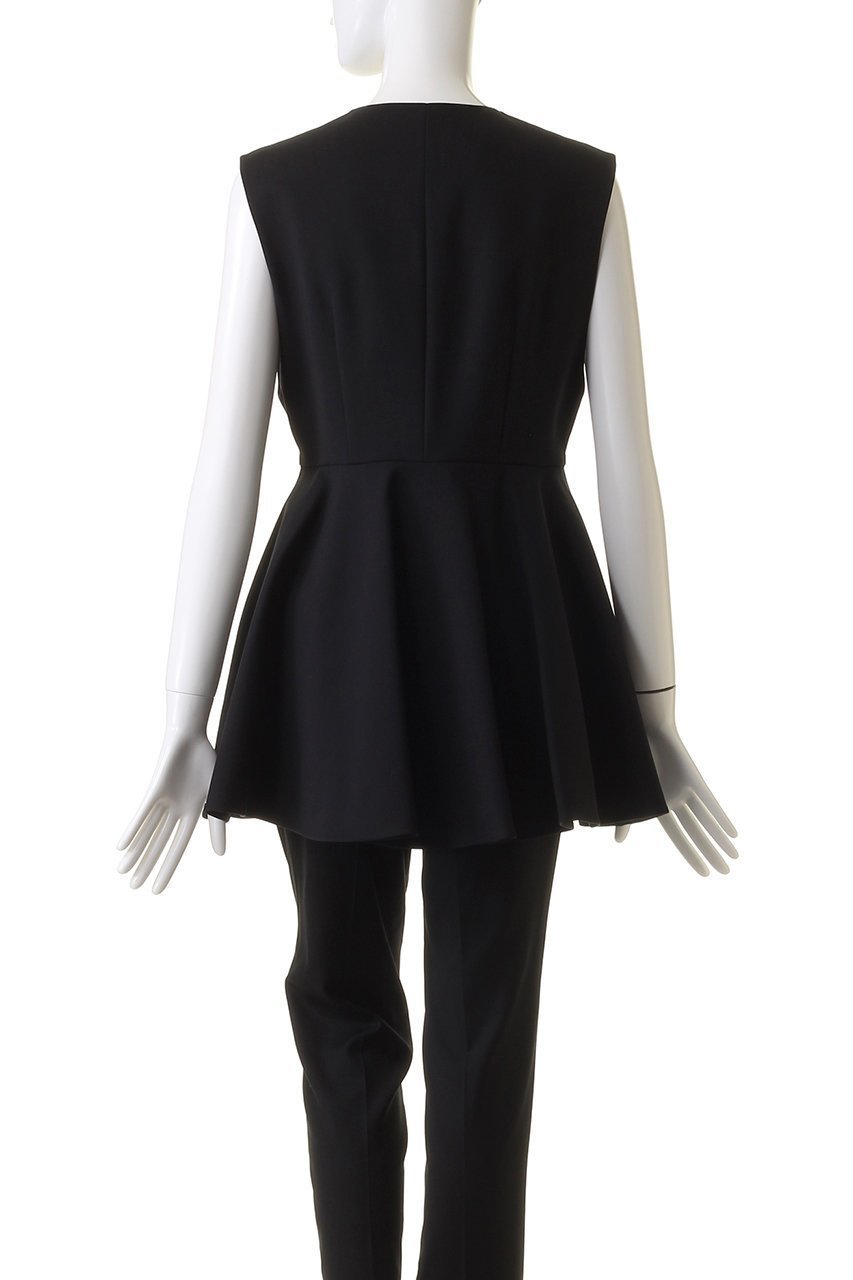 【ル フィル/LE PHIL】のダブルクロスペプラムジレ 人気、トレンドファッション・服の通販 founy(ファニー) 　ファッション　Fashion　レディースファッション　Fashion for Women　アウター　Coat / Outerwear Collection　レディースジャケット・軽アウター　Jackets　インナー　Innerwear　コンパクト　Compact, Small Size　ジャケット　Jacket, Outerwear　ストレッチ　Stretch, Stretchy Fabric　ノースリーブ　Sleeveless, No-Sleeve　パターン　Pattern, Design Print　フォルム　Silhouette, Form　ベスト　Vest, Waistcoat　other-4|ID: prp329100004872799 ipo3291000000036344421