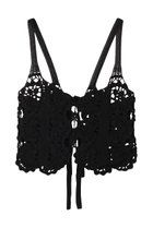 【マルティニーク/martinique】の【CURRENTAGE】コットンニットレースビスチェ ブラック|ID: prp329100004872808 ipo3291000000036344539