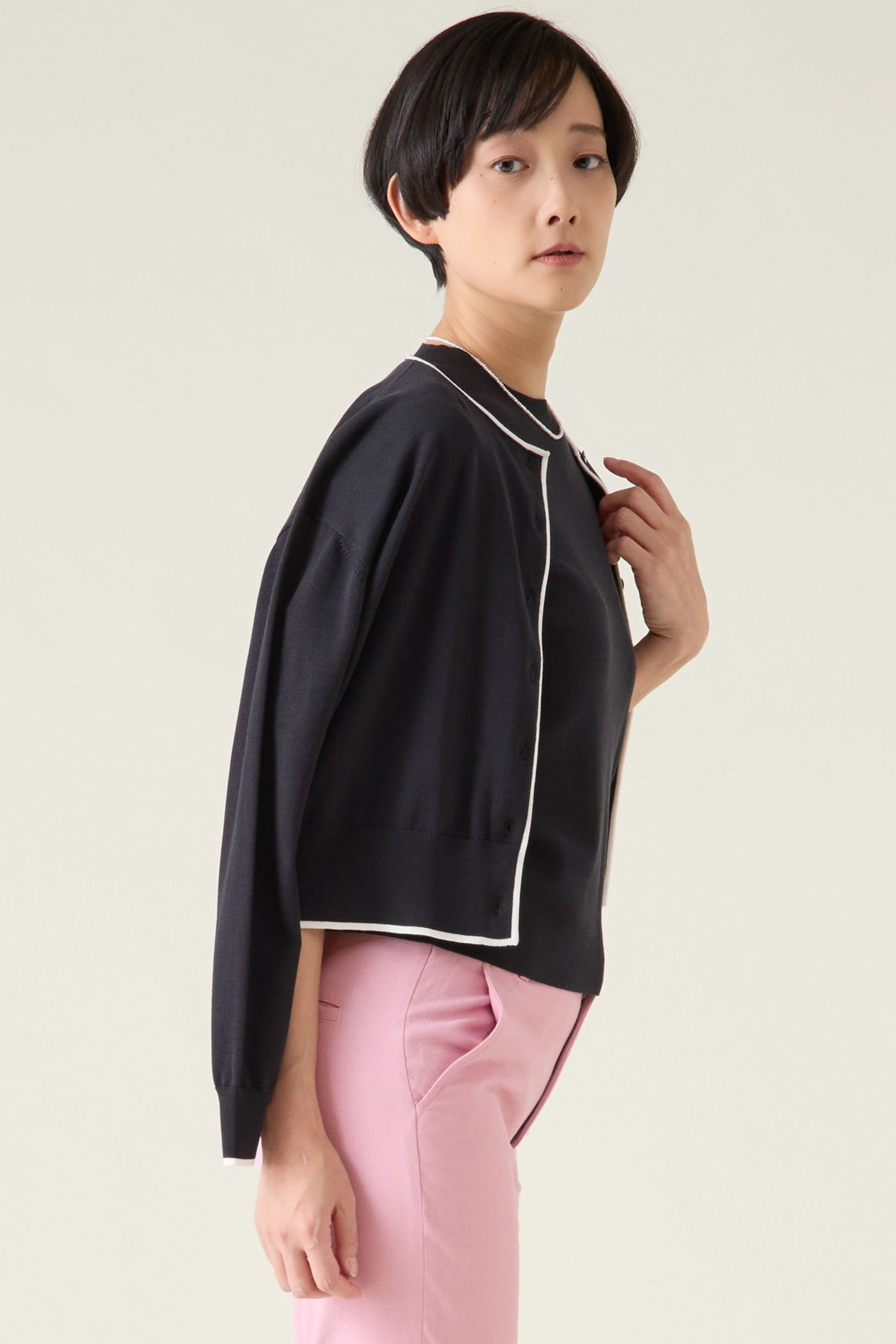 【マルティニーク/martinique】のESSENTIALカーディガン(アンサンブル可) 人気、トレンドファッション・服の通販 founy(ファニー) 　ファッション　Fashion　レディースファッション　Fashion for Women　トップス・カットソー　Cut & Sew Tops　ニット　Knit Tops & Sweaters　カーディガン・羽織り　Layered Style Cardigans　アンサンブルニット　Knit Ensembles & Twin Sets　おすすめ　Recommended / Our Picks　アンサンブル　Ensemble Set　カーディガン　Cardigan, Knitwear　ショルダー　Shoulder, Shoulder Strap　シンプル　Simple, Minimal　バランス　Balance, Style Balance　ボーダー　Border, Stripe　モダン　Modern, Contemporary　春　Spring　other-2|ID: prp329100004872811 ipo3291000000036344582