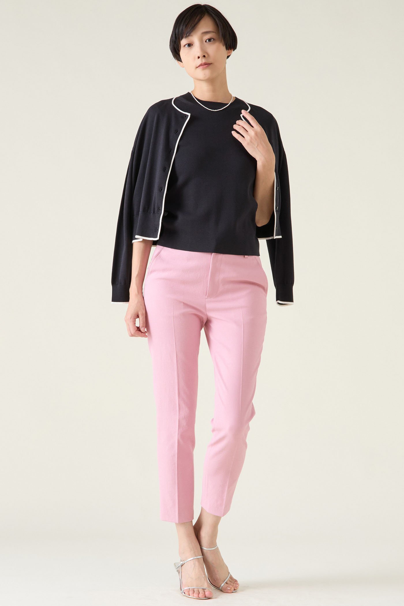 【マルティニーク/martinique】のESSENTIALカーディガン(アンサンブル可) 人気、トレンドファッション・服の通販 founy(ファニー) 　ファッション　Fashion　レディースファッション　Fashion for Women　トップス・カットソー　Cut & Sew Tops　ニット　Knit Tops & Sweaters　カーディガン・羽織り　Layered Style Cardigans　アンサンブルニット　Knit Ensembles & Twin Sets　おすすめ　Recommended / Our Picks　アンサンブル　Ensemble Set　カーディガン　Cardigan, Knitwear　ショルダー　Shoulder, Shoulder Strap　シンプル　Simple, Minimal　バランス　Balance, Style Balance　ボーダー　Border, Stripe　モダン　Modern, Contemporary　春　Spring　other-4|ID: prp329100004872811 ipo3291000000036344585