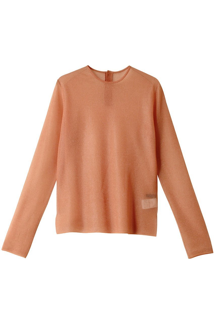 【マルティニーク/martinique】のシアーナイロンプルオーバー インテリア・キッズ・メンズ・レディースファッション・服の通販 founy(ファニー) 　ファッション　Fashion　レディースファッション　Fashion for Women　トップス・カットソー　Cut & Sew Tops　ニット　Knit Tops & Sweaters　カジュアルプルオーバー・ニットトップス　Pullovers & Knit Tops / Casual Pullovers　キャミソール　Camisole, Spaghetti Strap Top　シアー　Sheer, See-Through　トレンド　Trend, Trending Now　長袖　Long Sleeve, Full Sleeve　コーラル|ID: prp329100004872814 ipo3291000000036893322