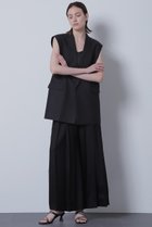 【ヒューエルミュージアム/hueLe Museum】の【STUMBLY】Tuck Pleated Wide Pants ブラック|ID: prp329100004872818 ipo3291000000036893370